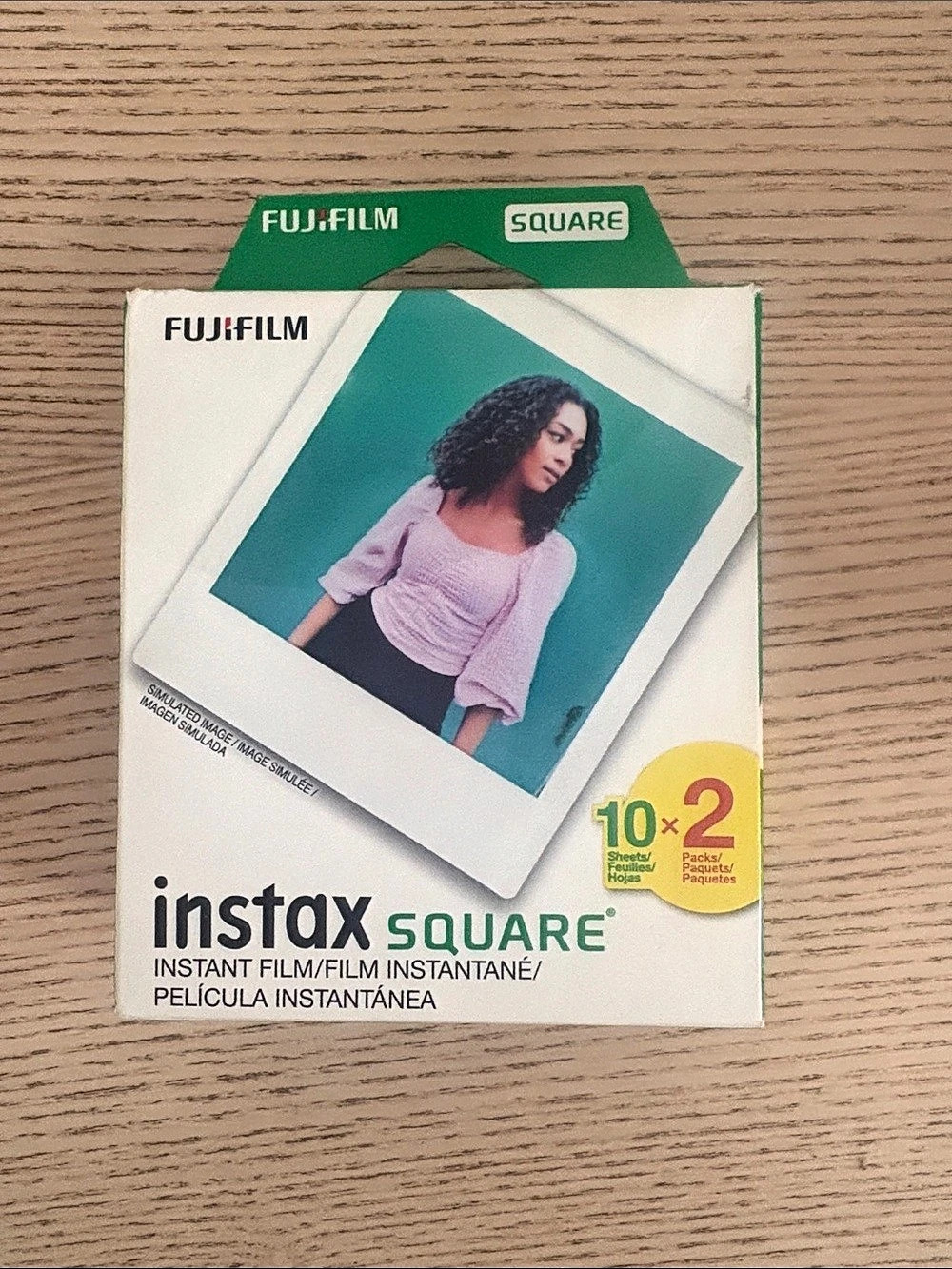 Fujifilm instax SQUARE instant film 10 Exposures x 2 Pack